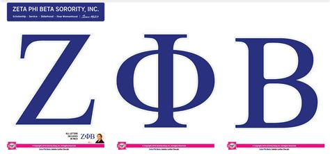 zeta phi beta letters|Home .
